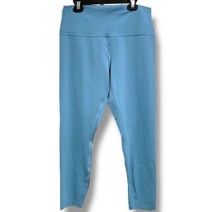 LULULEMON Wunder Under 7/8 Pant 25” Women’s Size 12 Blue